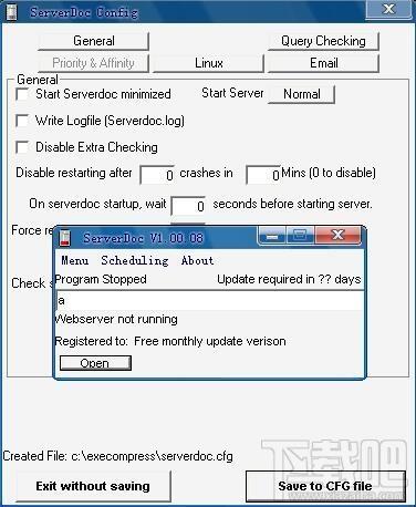 ServerDoc,服务器自动重启,服务器重启